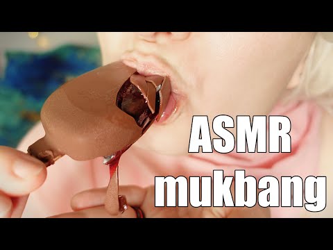 ASMR in BRACES: ice-cream MUKBANG