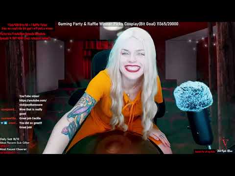 Cecilia from Victoria's Freakshow: Playing Handpan | Twitch Stream | Interaction w/ Character