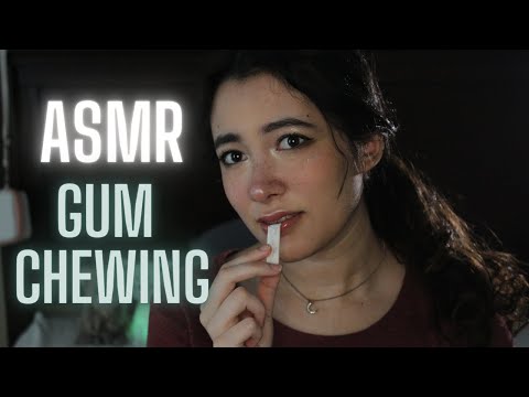 😳 gum chewing creates INTENSE mouth sounds (asmr)