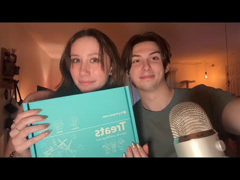 ASMR | Eating Sounds W/ Austin! (TryTreats International Snack Box) Mouth Sounds & Whispers