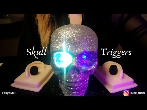 ASMR Skull Triggers | Tapping | Scalp Scratching | NO TALKING