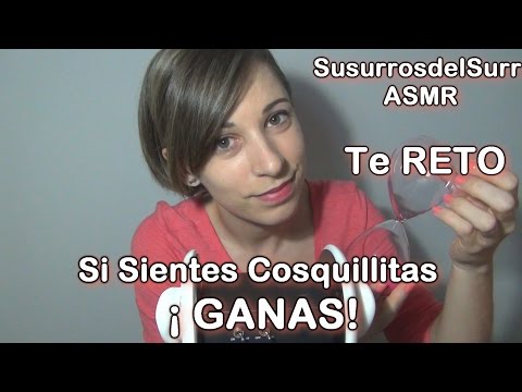 ASMR Challenge . SI SIENTES COSQUILLITAS ¡ GANAS! . Te RETO . Desafío Cosquilloso . Español