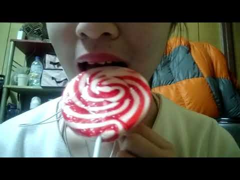ASMR Licking Lollipop~part1