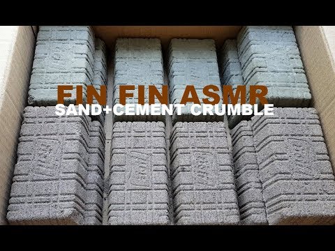 ASMR : Sand+Cement Bars Crumble in Box🍫📦 #185