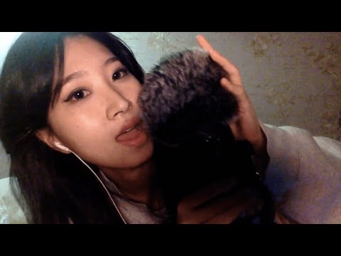 ASMR 30mins nonstop fluffy Mic Touching for sleep&relax