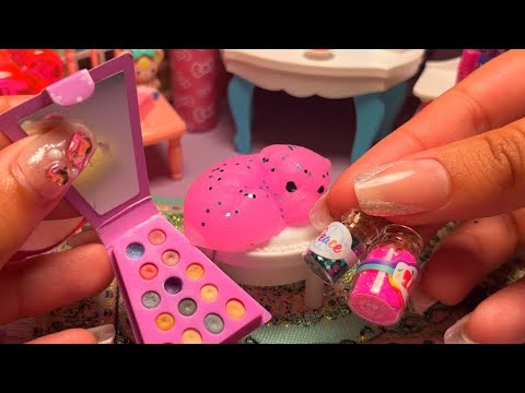 ASMR 💘 Barbie’s Squishies Get A Makeover! (Sparkly Tingles✨)