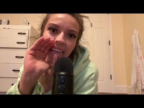 ASMR| BLUE YETI CUPPED MOUTH SOUNDS