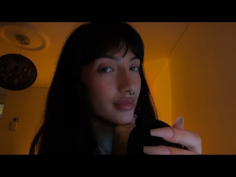 THE BEST TRIGGER WORDS | French girl tries ASMR (gum chewing,  visuals)