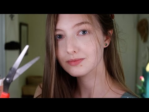 ASMR Realistic Haircut ✂️+ Wash & Dry (Layered Sounds) - 4k