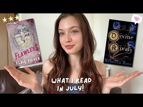 ASMR my july reading wrap up & current reads! 📚🌻🐚