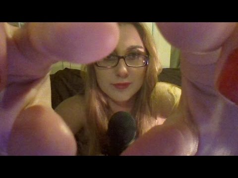 ASMR Requested Tapping, Poking and Covering up the Camera - whisper, ramble, tongue clicking