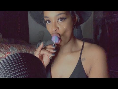 One Minute ASMR | 🍭Lollipop + Wet Mouth Sounds