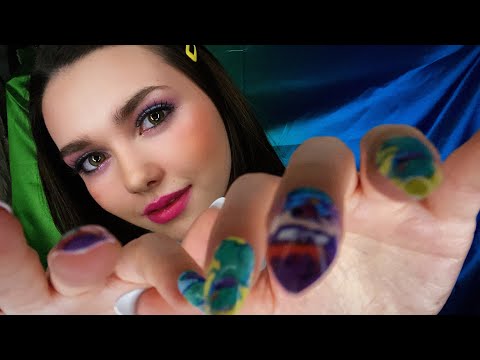 ASMR Touching Your Face For Relaxation | Up Close Personal Attention | 1 HOUR 💙