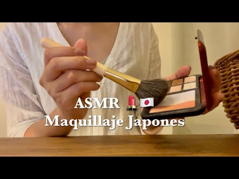 [ ASMR ]Japonesa maquilla en español👀🇯🇵💄