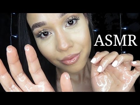 ASMR | Relaxing Oil Massage For Relaxation♡(Oil, Whispers, Lid & Tapping Sounds) Personal Attention
