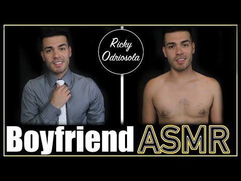 ASMR - Boyfriend Role Play (Male Whisper, Kissing Sounds for Sleep & Relaxation)