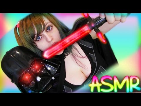 ASMR Lollipop Licking ░ Mouth Sounds ♡ Darth Vader Cosplay, Lightsaber, Role Play, Star Wars, Food ♡