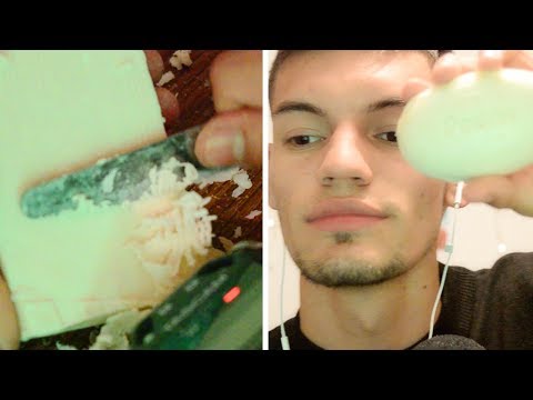 ASMR cortando jabón (Soap Carving) 😌 vídeo satisfactorio que te hará DORMIR - ASMR ESPAÑOL