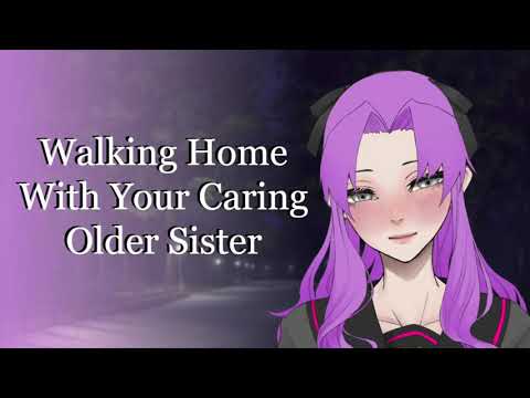 Walking Home With Your Caring Older Sister //F4A//