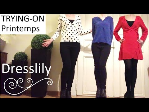 {ASMR} Trying-on vêtements de Printemps Dresslily * 20% réduction Spring cothes