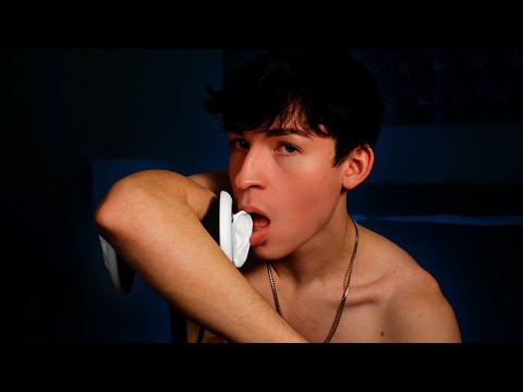 ASMR Your Boyfriend Passionately Kissing & Licking Your Ears For Sleep