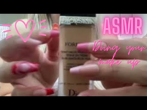 ASMR| Doing your make up in less than 1 min✨