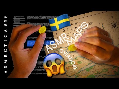 ASMR 1hr Swedish - Maps - Cough drops | Tingle Overdose Sleep Aid