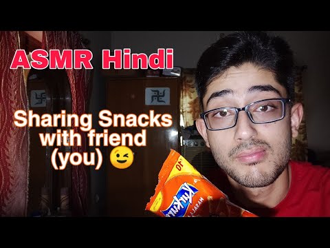 (ASMR Hindi) Sharing Kurukure with you all 🧡💛 • Eating Sounds
