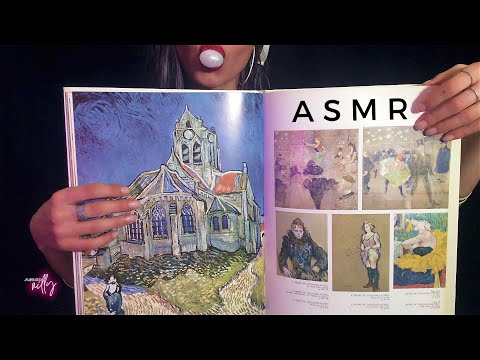 ASMR | Gum Chewing & Page Turning ASMR | Showing You a Book (No Talking)
