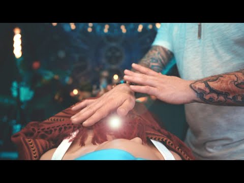 ASMR | Healing Hair Brushing Reiki Hands for Anxiety Relief and Sleep