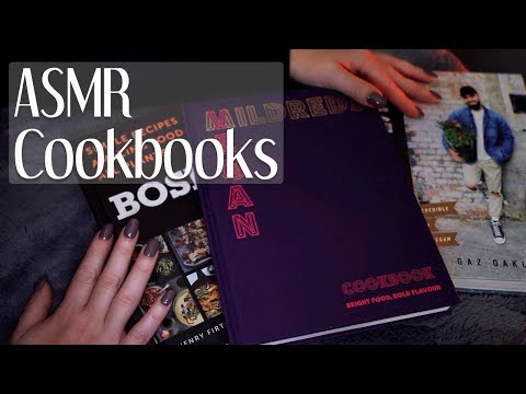 ASMR Cookbooks Exploration 🌟 Soft Spoken, Tapping, Page Turning