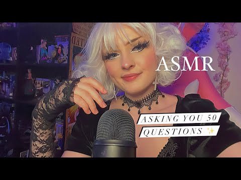 ASMR// asking you 50 questions ✨❔