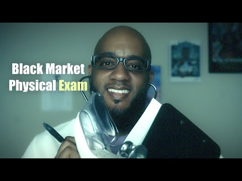 Black Market Physical Exam | Turn & Cough, Please | ASMR Roleplay
