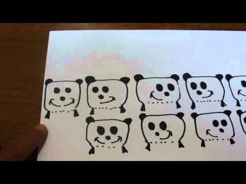 ASMR - Doodling - Australian Accent - Doodling Pandas While Explaining in a Quiet Whisper