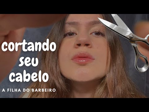 ASMR ROLEPLAY A FILHA DO BARBEIRO CORTANDO SEU CABELO 2