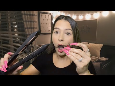 ASMR Toxic BFF does your hair & makeup for a party she wasnt invited to 🙄 *goes really bad*