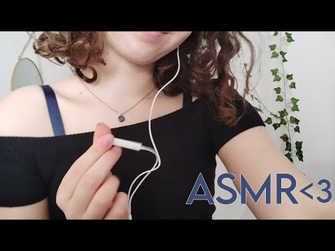 ASMR WITH A TINY MIC • whispered rambles • hand sounds & movements