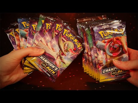 Opening Pokemon Champion's Path 🥇 ASMR Relax Crinkles and Cards Sounds