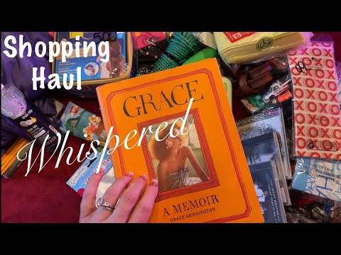 ASMR Shopping Haul (Whispered) Portland Consignment purchases! See & hear about it all.