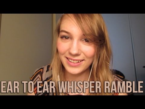 [BINAURAL ASMR] Ear to Ear Whisper Ramble (school, learning Spanish, my website, etc.)