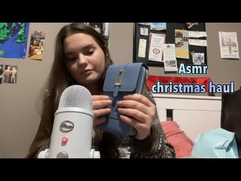 ASMR - Christmas haul - Crinkle sounds