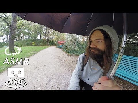 ASMR 360 VR Walk in the Rain
