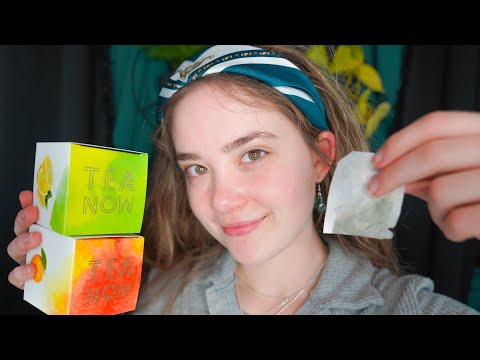 ASMR Relaxing Tea Tasting 🫖Roleplay | Tapping, Whispers