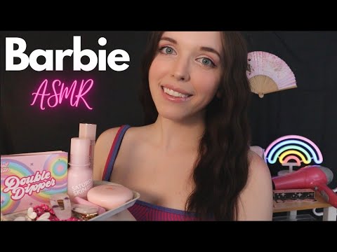 (ASMR) Barbie Makeup and Hair Roleplay | Soft Spoken 🎀