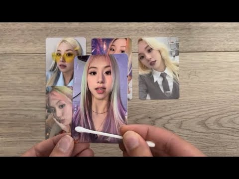 i tried ASMR… with my chaeyoung photocards