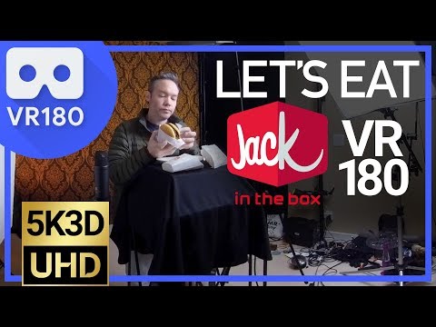 ASMR EATING 👄 Let's Eat Jack In The Box | VR180 3D Behind The Scenes