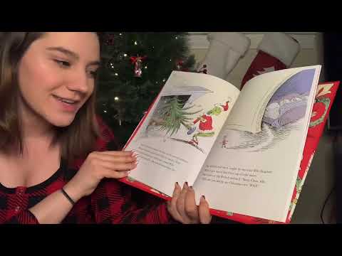 ASMR || Reading Christmas story || How the grinch stole Christmas||