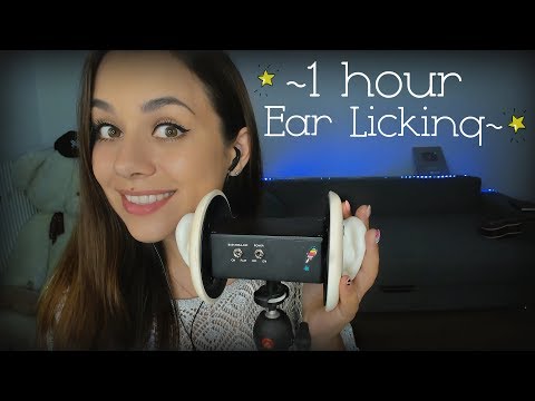 ASMR 1 hour of Ear Licking [150k SUBS celebration] for Tingle Immunity 😊👅✨