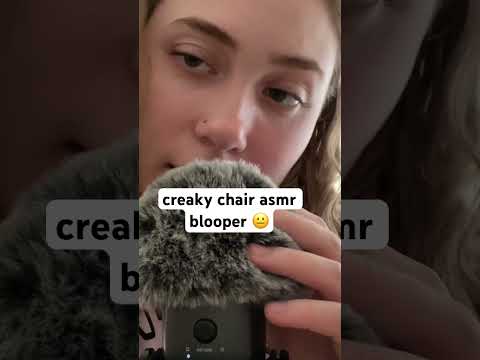 this creaky desk chair messes up way too many videos!! haha #asmr #blooper #asmrsounds