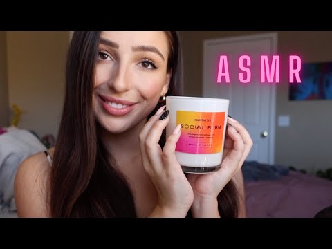 ASMR Tingley Triggers | Tapping, Scratching, Whisper Ramble
